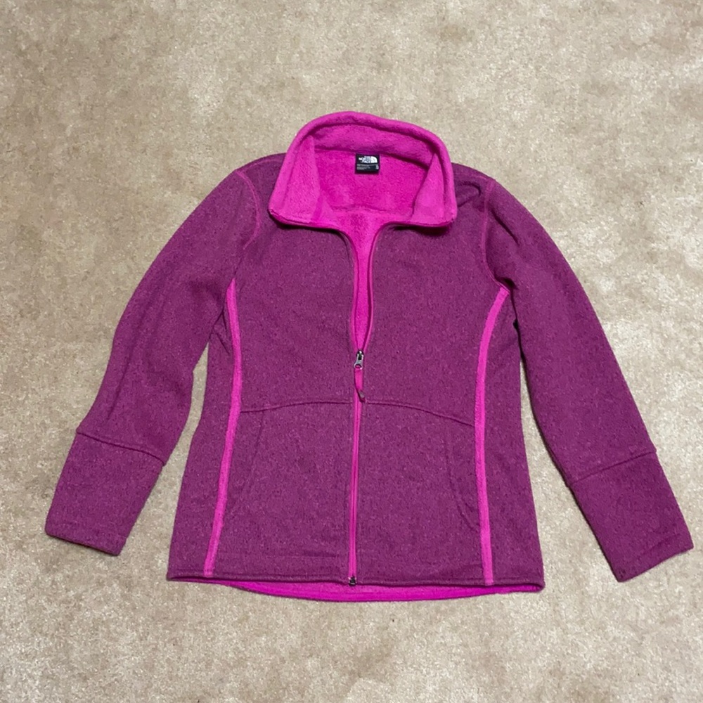 The North Face, girls XL, knit jacket